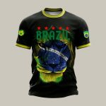 Brazil Graphic Tee 2026 World Cup Tailgate Day Shirt Christmas Present Idea - GowGowStore