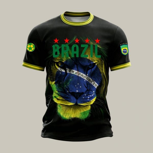 Brazil Graphic Tee 2026 World Cup Tailgate Day Shirt Christmas Present Idea - GowGowStore