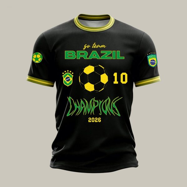 World Cup 2026 Brazil Tee Game Day Fan Apparel Gift For Mom - GowGowStore