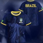 FIFA World Cup 2026 Brazil Crew Tee Soccer Lover Wardrobe Gift For Husband - GowGowStore