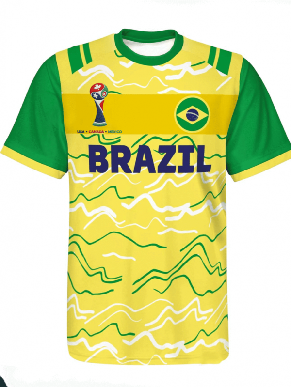 Fan Shirt Brazil 2026 FIFA World Cup World Cup Spirit Wear Gift For Soccer Fans - GowGowStore