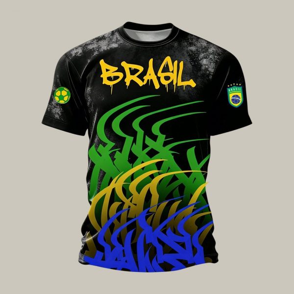 Brazil FIFA World Cup 2026 Graphic Tee World Cup Fan Collection Gift For Friends And Family - GowGowStore