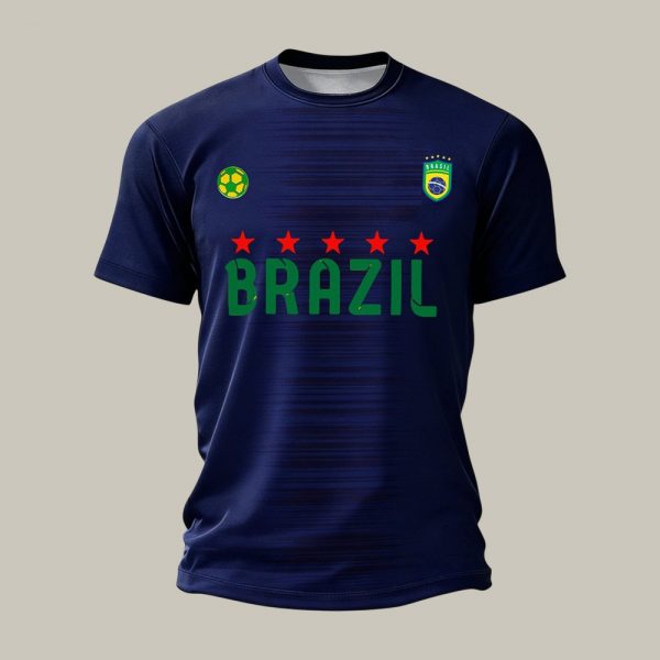 Brazil FIFA World Cup 2026 Performance Tee Soccer Lover Wardrobe Gift For Dad - GowGowStore