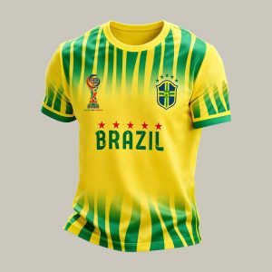 2026 World Cup Brazil Crew Tee World Cup Fan Collection Gift For Women - GowGowStore