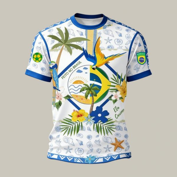 2026 FIFA World Cup Brazil Crew Tee Soccer Nation Pride Gift For Wife - GowGowStore