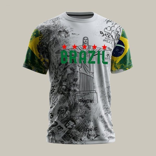 Tee Brazil 2026 FIFA World Cup Soccer Supporters Tee Fan Appreciation Gift - GowGowStore
