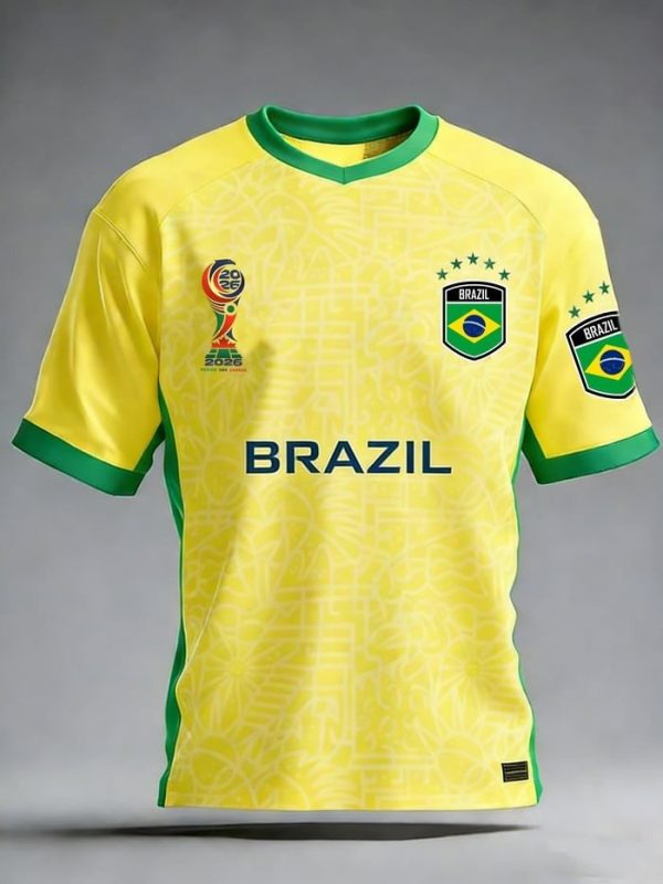 Brazil Soccer Shirt 2026 FIFA World Cup World Cup Fan Collection Birthday Gift For Him - GowGowStore
