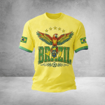 Brazil T-Shirt 2026 FIFA World Cup Soccer Nation Tee Gift For Mom - GowGowStore