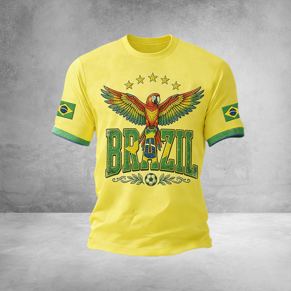 Brazil T-Shirt 2026 FIFA World Cup Soccer Nation Tee Gift For Mom - GowGowStore