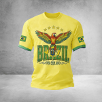 Brazil T-Shirt 2026 FIFA World Cup Soccer Nation Tee Gift For Mom - GowGowStore