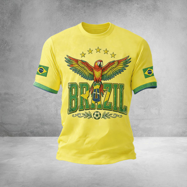 Brazil T-Shirt 2026 FIFA World Cup Soccer Nation Tee Gift For Mom - GowGowStore