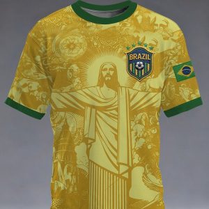 Fan Shirt Brazil World Cup 2026 Team Spirit Shirt Gift For Soccer Fans - GowGowStore