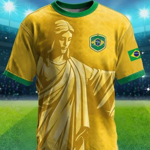 Brazil 2026 World Cup Crew Tee Soccer Nation Tee Gift For Friends And Family - GowGowStore