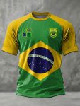 T-Shirt Brazil FIFA World Cup 2026 Game Day Fan Apparel Surprise Gift For Fans - GowGowStore