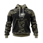 Columbus Blue Jackets, Honors Veterans And Military Members Graphic Hoodie