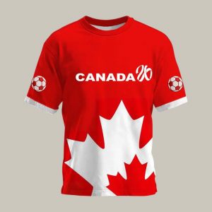 Canada 2026 World Cup Crew Tee National Team Pride Shirt Gift For Men - GowGowStore