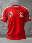 Canada 2026 FIFA World Cup Graphic Tee Fan Zone Apparel Birthday Gift For Him - GowGowStore