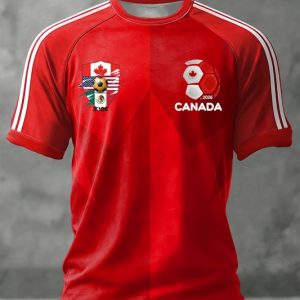 Canada 2026 FIFA World Cup Graphic Tee Fan Zone Apparel Birthday Gift For Him - GowGowStore