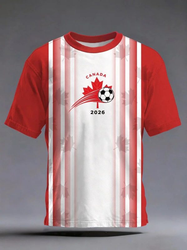 Canada FIFA World Cup 2026 Performance Tee Fan Zone Apparel Birthday Gift For Him - GowGowStore