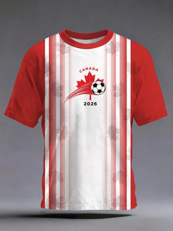 Canada FIFA World Cup 2026 Performance Tee Fan Zone Apparel Birthday Gift For Him - GowGowStore