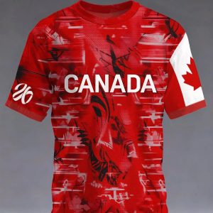 Canada World Cup 2026 Graphic Tee Soccer Lover Wardrobe Birthday Gift For Him - GowGowStore