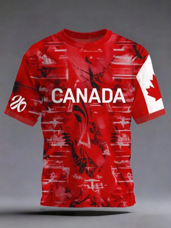 Canada World Cup 2026 Graphic Tee Soccer Lover Wardrobe Birthday Gift For Him - GowGowStore