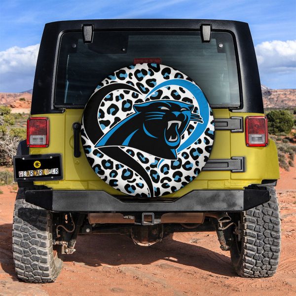 Carolina Panthers Spare Tire Cover Custom For Fans