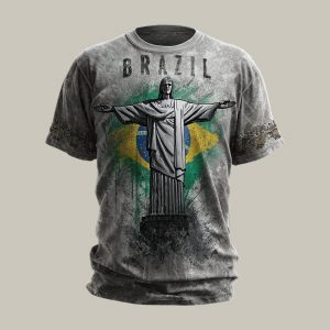 Graphic Tee Brazil World Cup 2026 Football Fan Favorite Birthday Gift For Him - GowGowStore