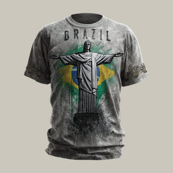 Graphic Tee Brazil World Cup 2026 Football Fan Favorite Birthday Gift For Him - GowGowStore