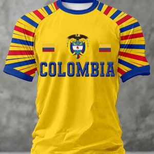 Colombia World Cup 2026 Crew Tee National Team Pride Shirt Gift For Dad - GowGowStore