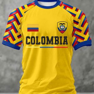 Colombia 2026 World Cup T-Shirt Soccer Pride Apparel Christmas Present Idea - GowGowStore