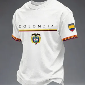 FIFA World Cup 2026 Colombia Crew Tee Soccer Nation Pride Fan Appreciation Gift - GowGowStore