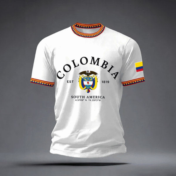 Colombia Soccer Shirt 2026 FIFA World Cup Game Day Fan Apparel Gift For Men - GowGowStore