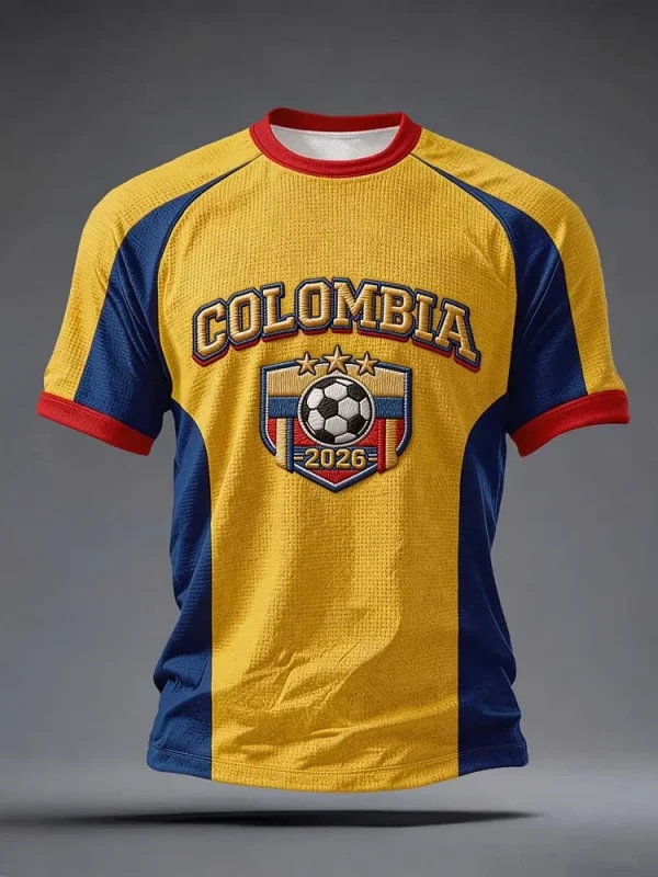 Colombia FIFA World Cup 2026 Fan Shirt Soccer Nation Tee Gift For Soccer Lovers - GowGowStore