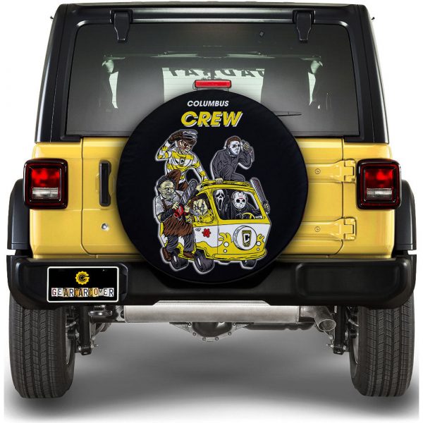 Columbus Crew Spare Tire Covers Horror Characters Car Accessories