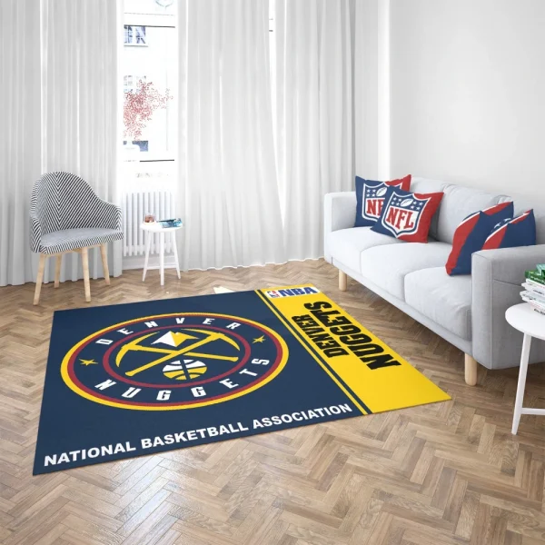 Denver Nuggets NBA Basketball Floor Rug