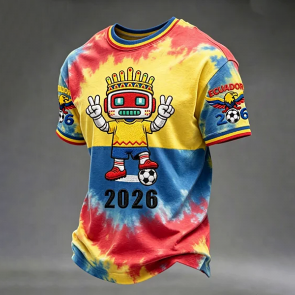 Ecuador 2026 FIFA World Cup Graphic Tee Fan Zone Apparel Birthday Gift For Her - GowGowStore