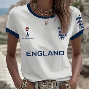 2026 World Cup England Performance Tee World Cup Spirit Wear Gift For The Whole Family - GowGowStore