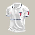England FIFA World Cup 2026 Polo Shirt World Cup Merch Gifts Idea For Father's Day - GowGowStore