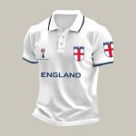 England FIFA World Cup 2026 Polo Shirt World Cup Merch Gifts Idea For Father's Day - GowGowStore