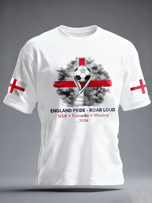 Performance Tee England 2026 World Cup Game Time Fan Gear Gift For Soccer Lovers - GowGowStore