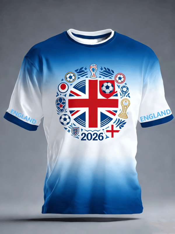 England 2026 World Cup T-Shirt World Cup Fan Edition Gift For Dad - GowGowStore