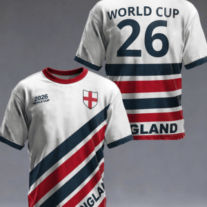 2026 World Cup England T-Shirt World Cup Fan Collection Gift For Husband - GowGowStore