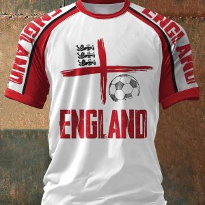 England Soccer Shirt 2026 World Cup Kickoff Day Shirt Gift For Men - GowGowStore