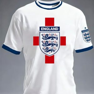 England T-Shirt 2026 FIFA World Cup Game Day Fan Apparel Birthday Gift For Her - GowGowStore
