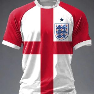 England 2026 World Cup Crew Tee Soccer Supporters Tee Birthday Gift For Her - GowGowStore