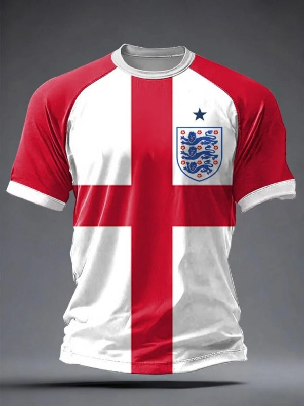 England 2026 World Cup Crew Tee Soccer Supporters Tee Birthday Gift For Her - GowGowStore