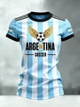 World Cup 2026 Argentina Fan Shirt World Cup Fan Collection Gift For Mom - GowGowStore