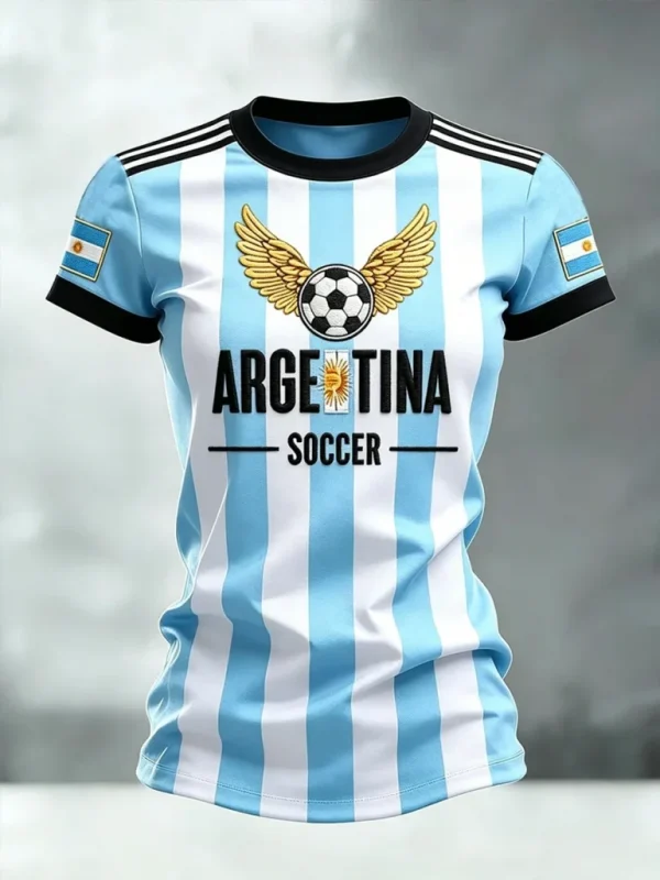 World Cup 2026 Argentina Fan Shirt World Cup Fan Collection Gift For Mom - GowGowStore