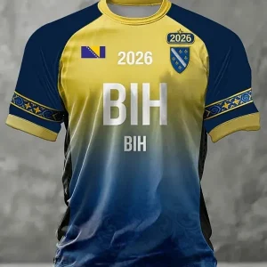 Bosnia and Herzegovina World Cup 2026 Soccer Shirt Team Spirit Shirt Gift For Soccer Fans - GowGowStore